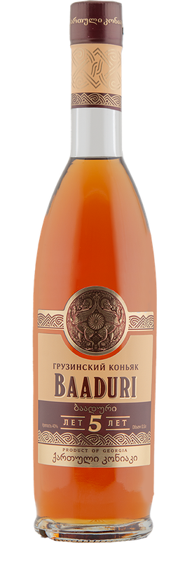 Коньяк Баадури пятилетний