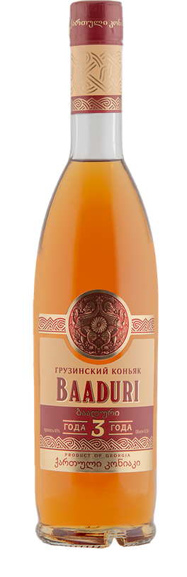 Коньяк Баадури трехлетний